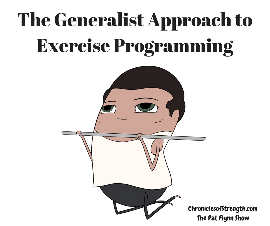 the generalist approach to exercise programming