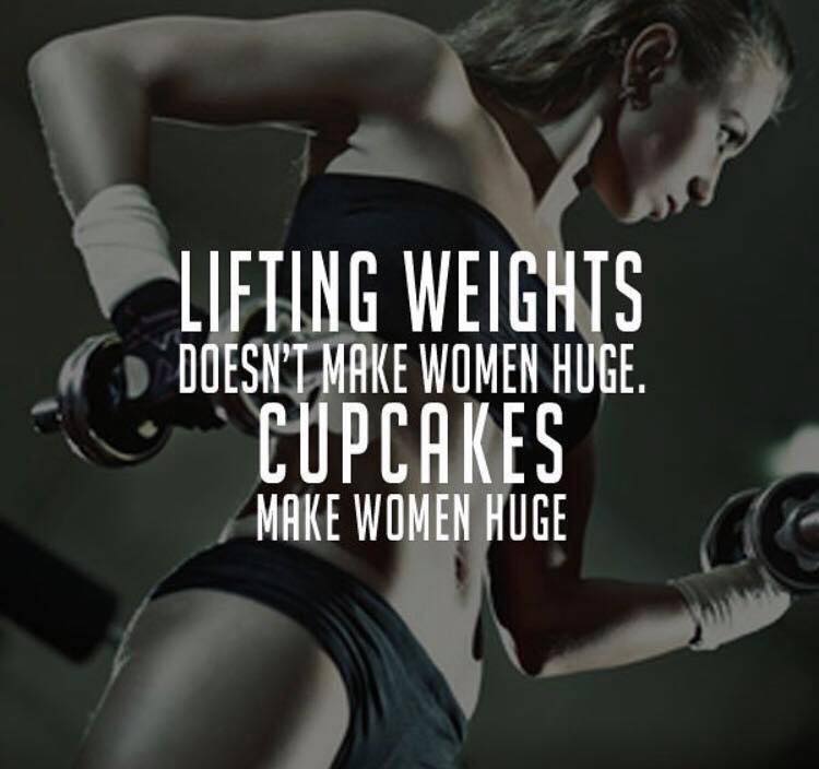does lifting weights make women huge?