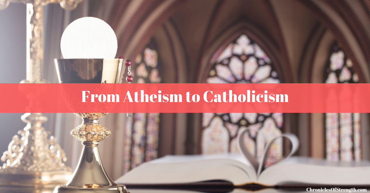 from atheism to Catholicism